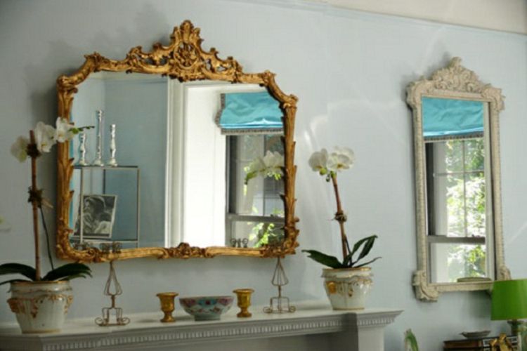 espelho de parede ouro-frame-chic-noble-moderna-antique-especial-form-adorável