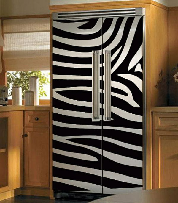 super-idea-Zebra Nálepka-by-the-chladnička