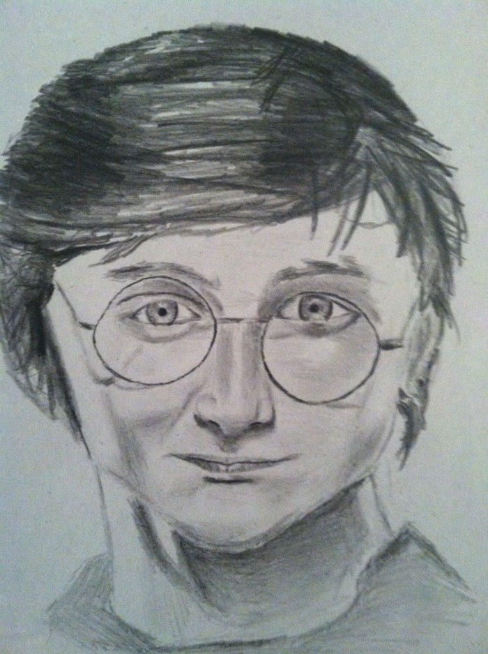 Tegn-lære-med-blyant Harry Potter