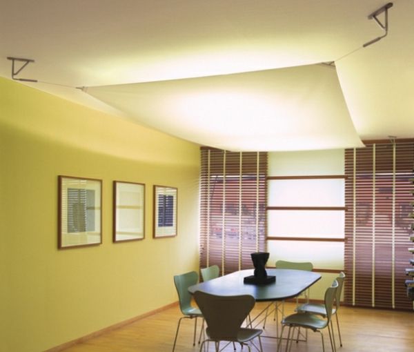 asma tavan-den-tekstil duvar döşeme yemek odası