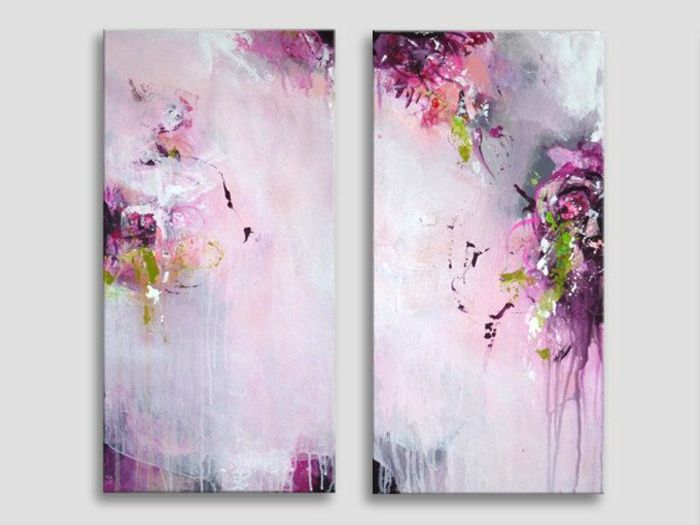 -imagini roz două abstract-art-
