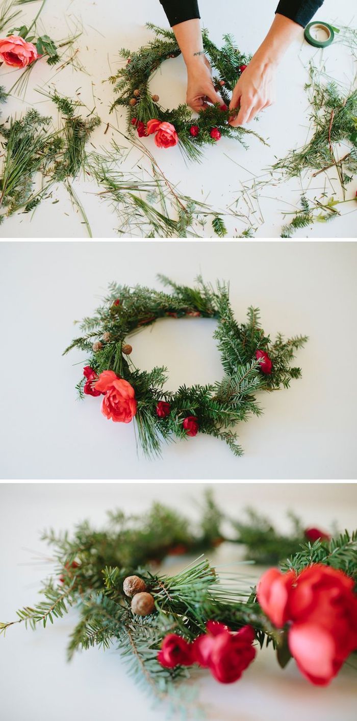 DIY tutorial o tem, kako narediti božično dekoracijo doma