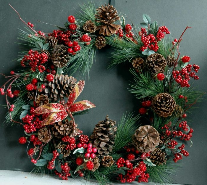 Padaryti modernus atėjimas wreaths-
