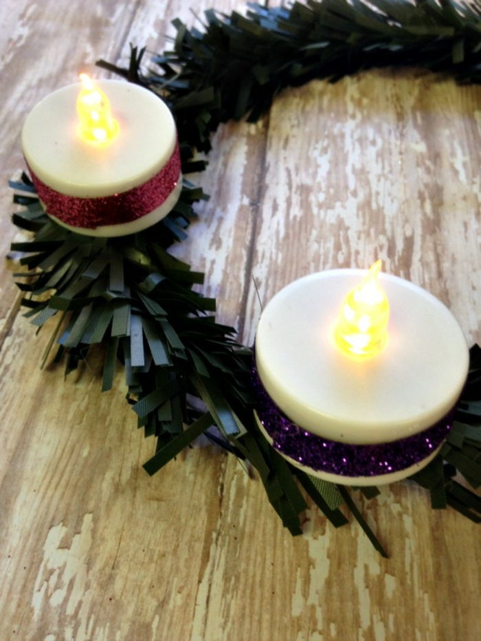 Adventskranz-idėjos-du nuostabūs Žvakės