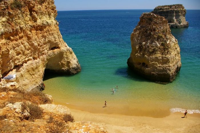 Algarve-pláže-cool tapety krásne pláže - the-krásne pláže - europe