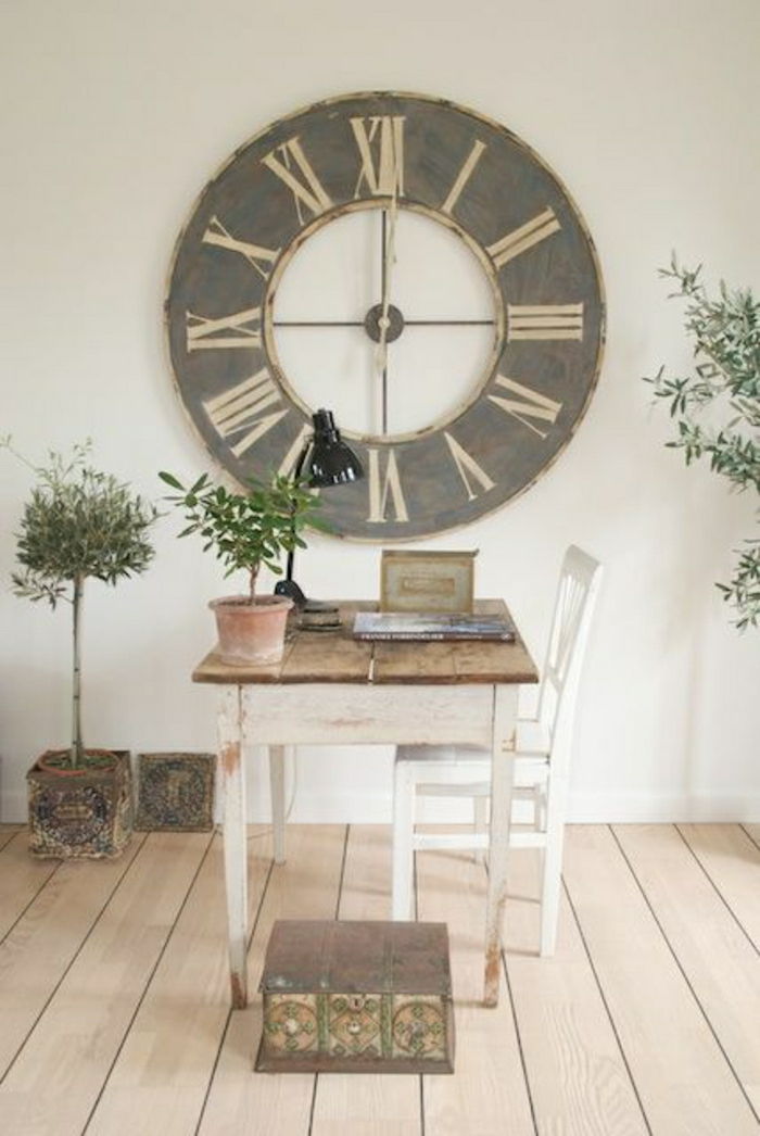 staré nástenné hodiny-size-vintage-jednoduchý interiér