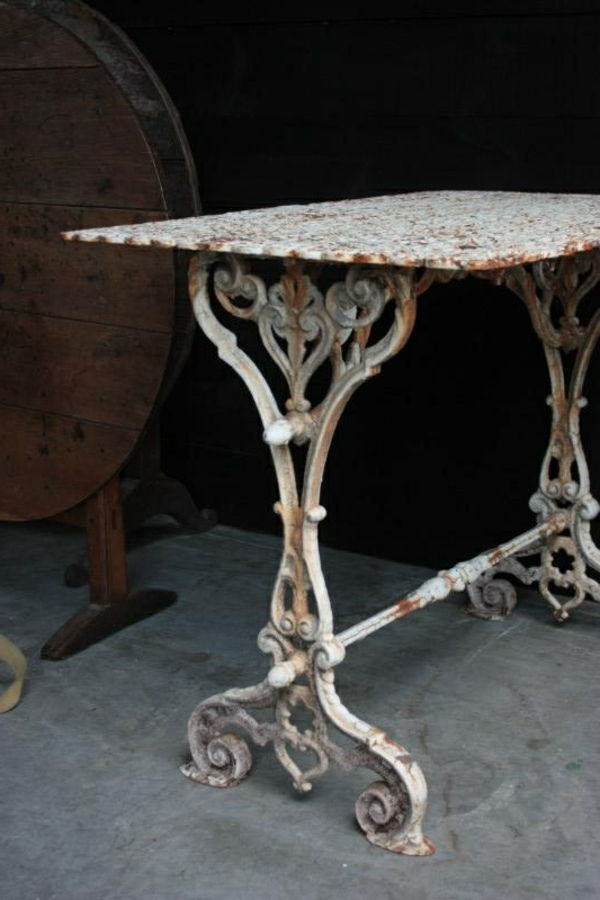 starožitnom Gartendeko-table-bánk
