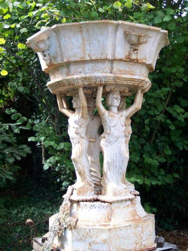 antik Gartendeko vazo Heykeli