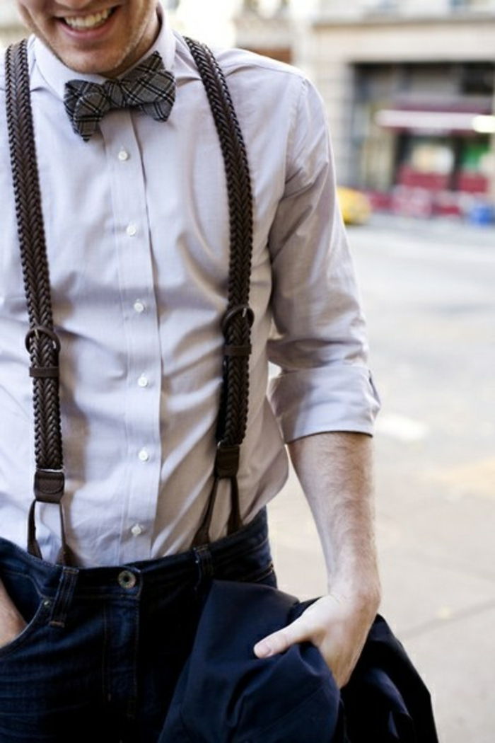 Obleka-z-fly-in-naramnice-shirt človek nosi elegantne obleke in-zanka-ideje-style ideje