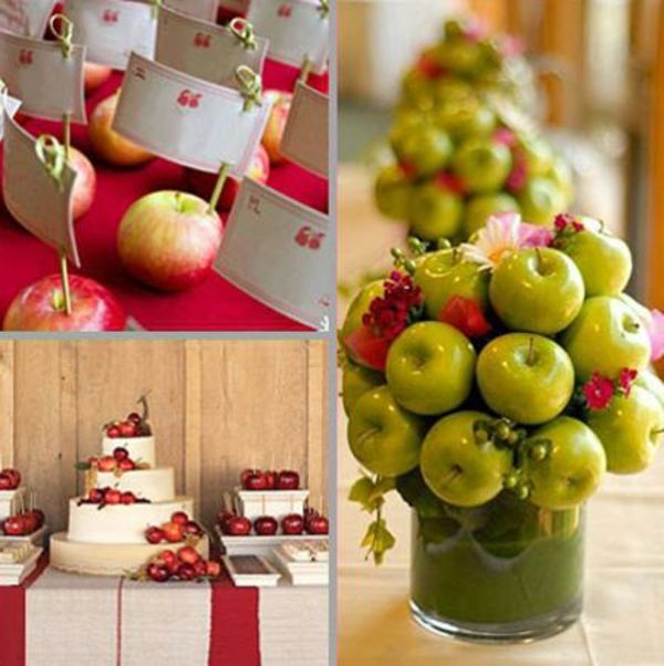 Dopasuj jabłka do świąt - trzy obrazy