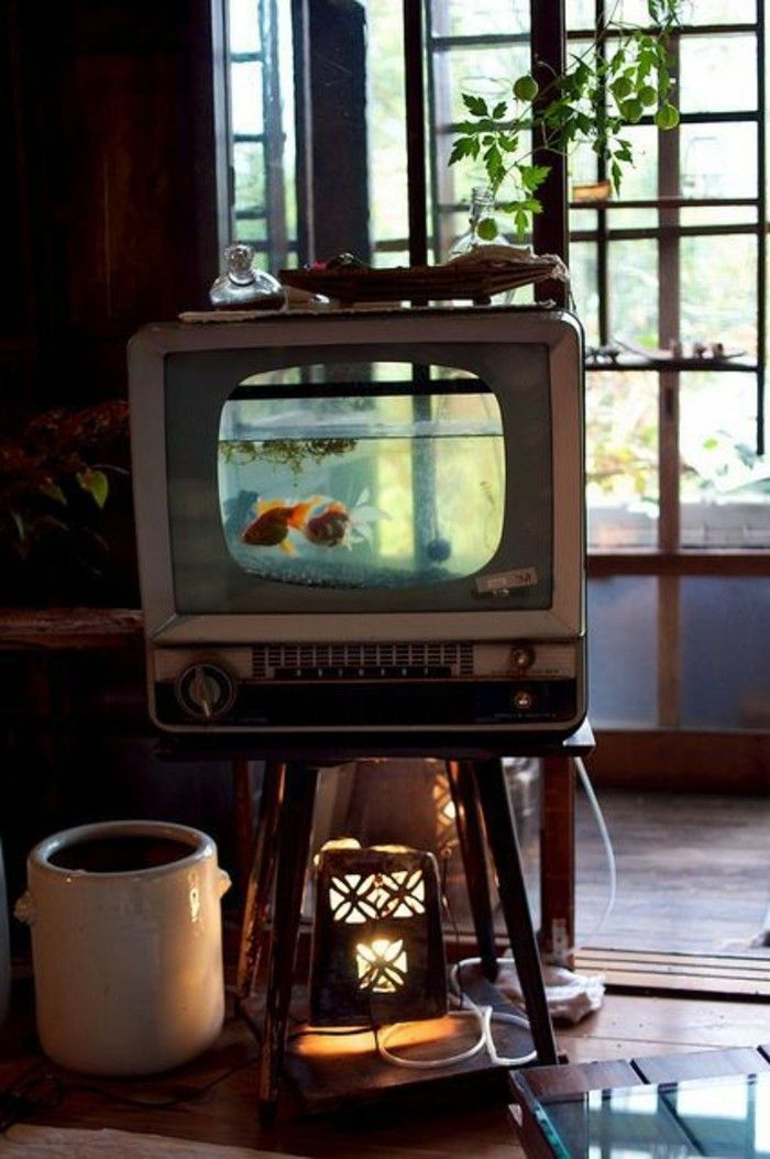 akvarij tv akvarij tv-kul-set design ideje-za-akvarij-deco-aquarium-