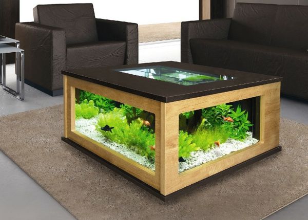 aquário-table-verde sala de estar