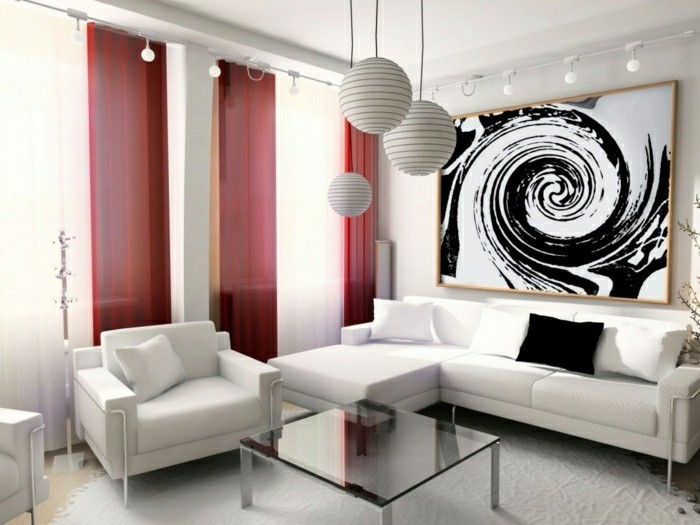 Asian-obývačka-nápady-pre-designu-in orientované-and-ružové