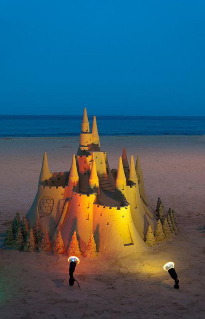 privlačna Kip gradu Sand