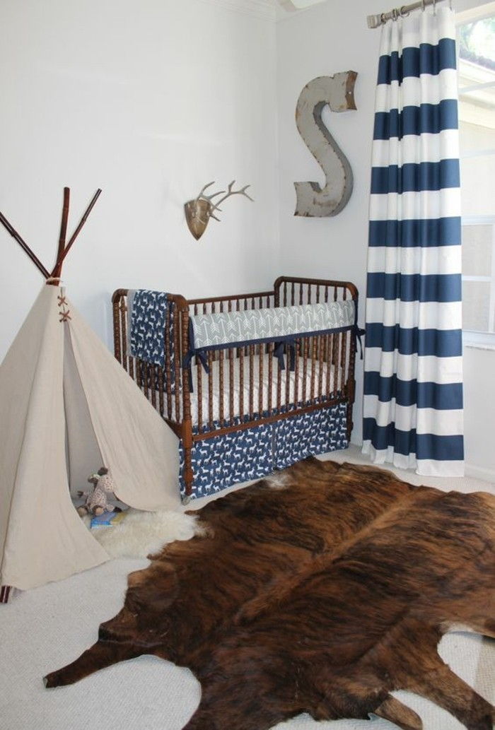 Atraktívny model-baby room-with-a-koberce-kreatívny-design-baby-postieľke