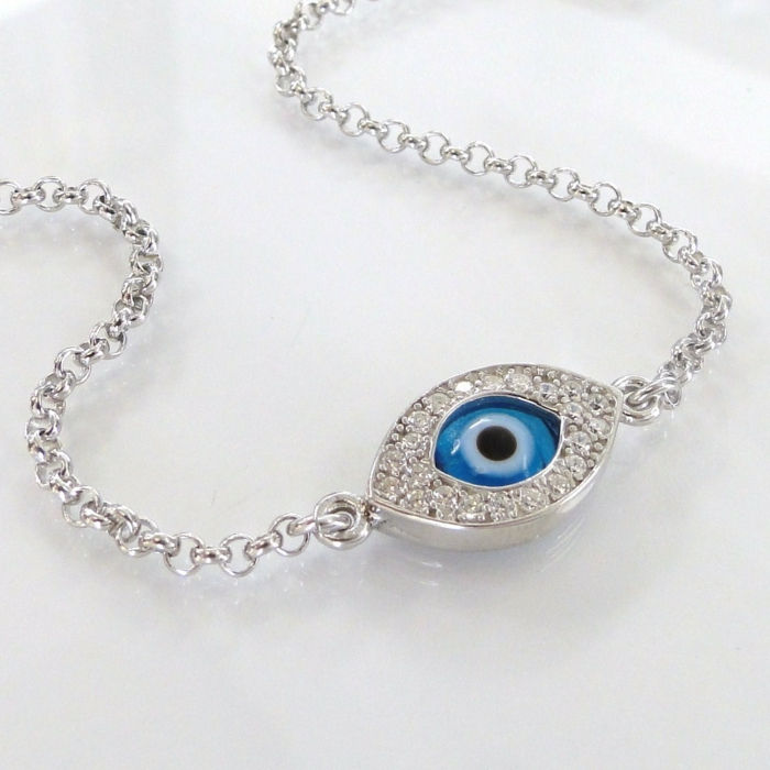vilket betyder ögonfärg turkiska blå ögonvakt ängel armband idé eller kedja smycken
