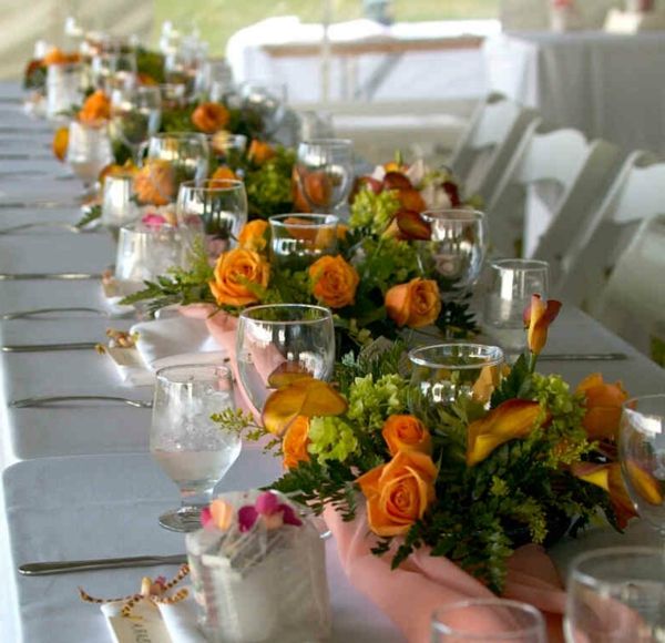 automobilio apdaila vestuvių vakarėliui - rožės oranžinės spalvos ir akiniai
