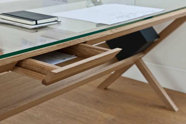 birou de designer - sertare moderne din lemn