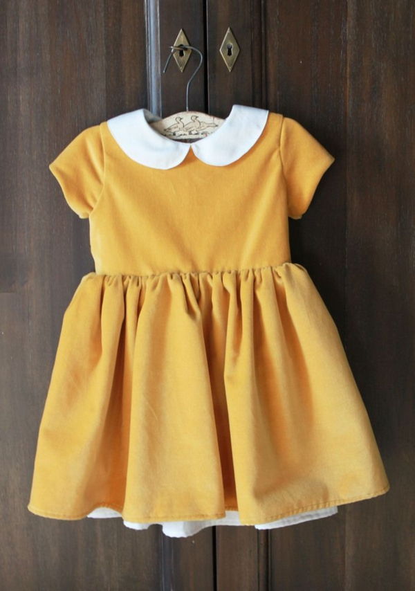 bebê vestidos vestir-yellow-dress-moda-design-moderno-vestido-verão