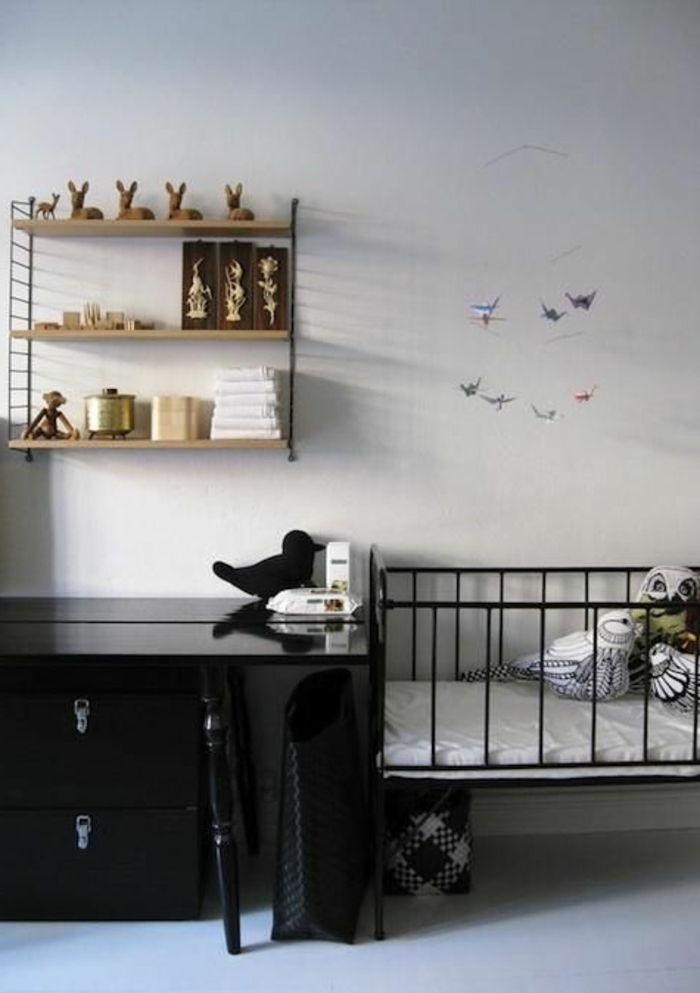 babyroom-design-črno-predali-naslednji-the-otroška posteljica