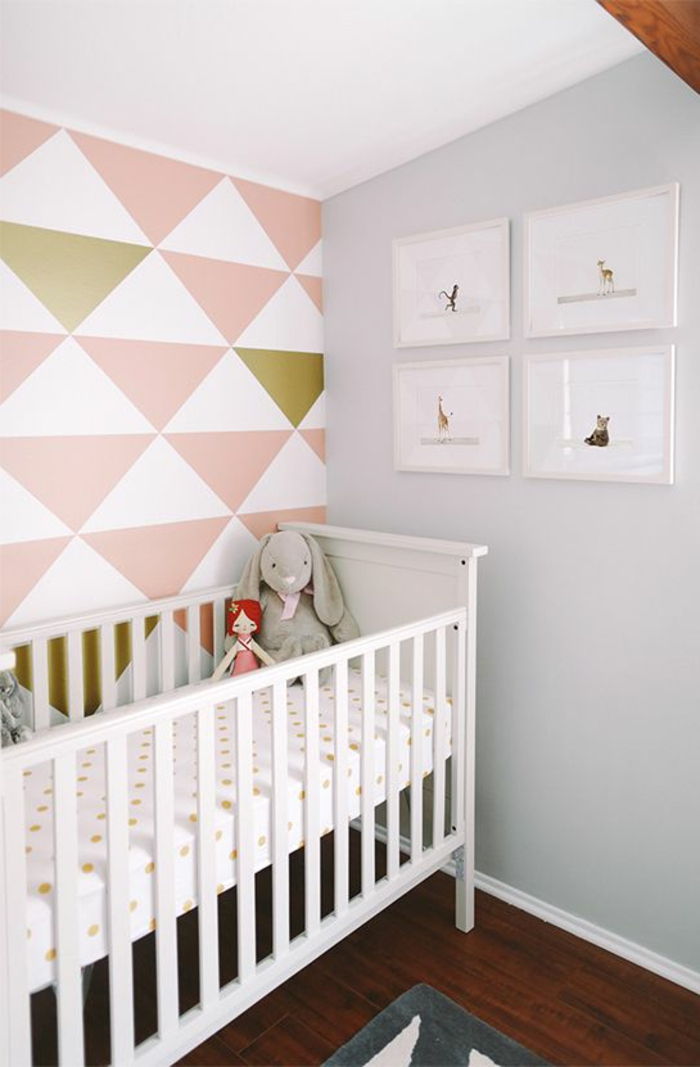 babyroom-design-belo-otroška posteljica