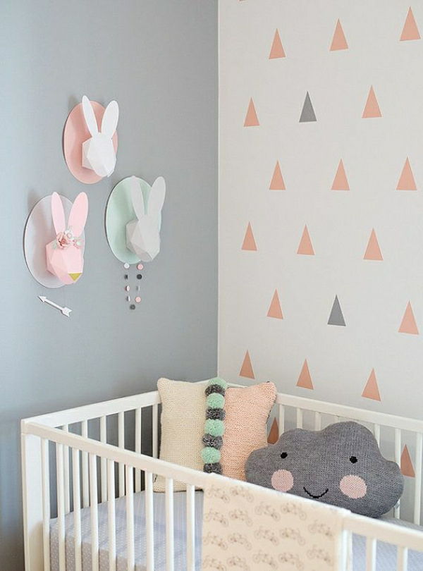 bebek odası Styler bebek yatak set-kreş duvar-kağıdı-kreş-duvar-modern duvar kağıdı-fikirler-çocuk-duvar kağıdı