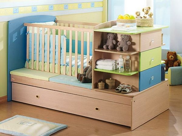 babyroom-young-super-barnsäng-med-många-lådor-och-hyllor