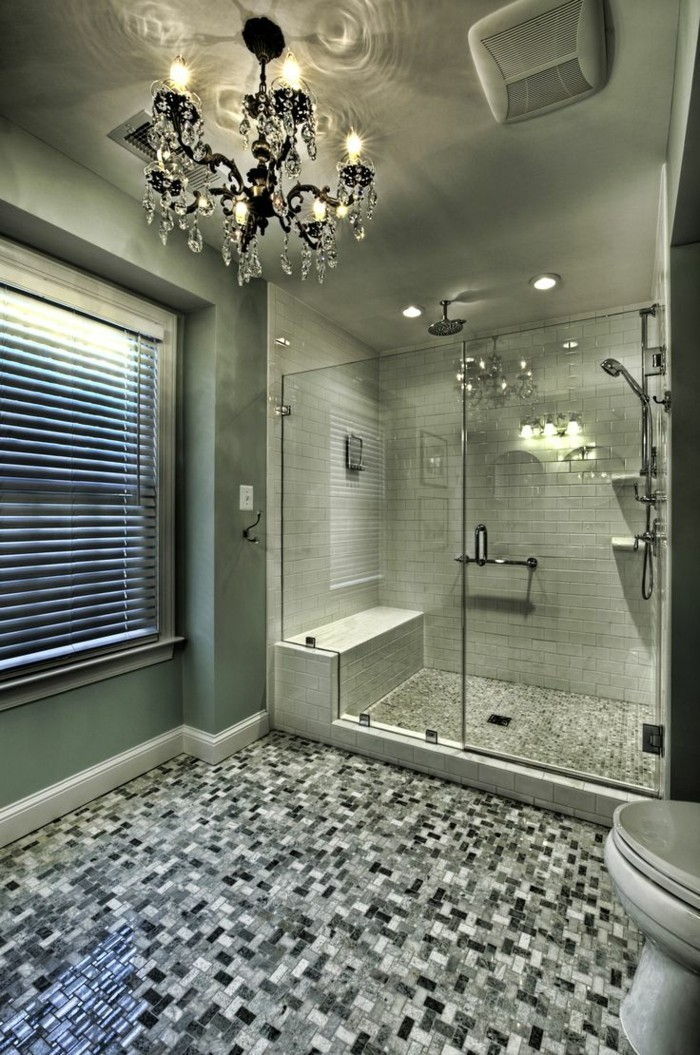 bad-make-idee-bardzo-twórczy nowoczesna kabina prysznicowa