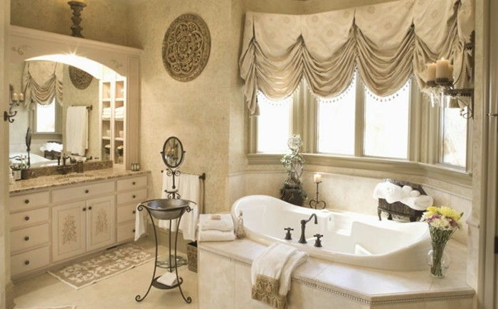 łazienka tapety atrakcyjnym kolorze złoto-design-modern-design