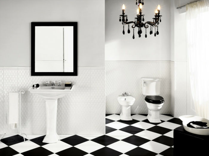 vonios-in-juoda-balta kvadratinių modelį
