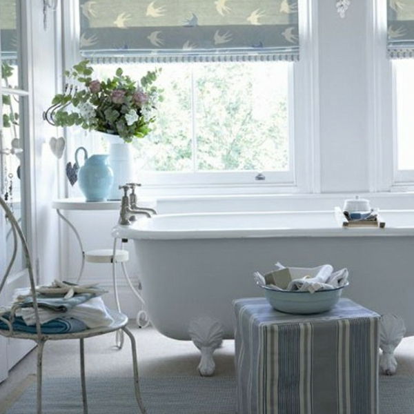 meble łazienkowe i biały w-domu-style-kąpiel w