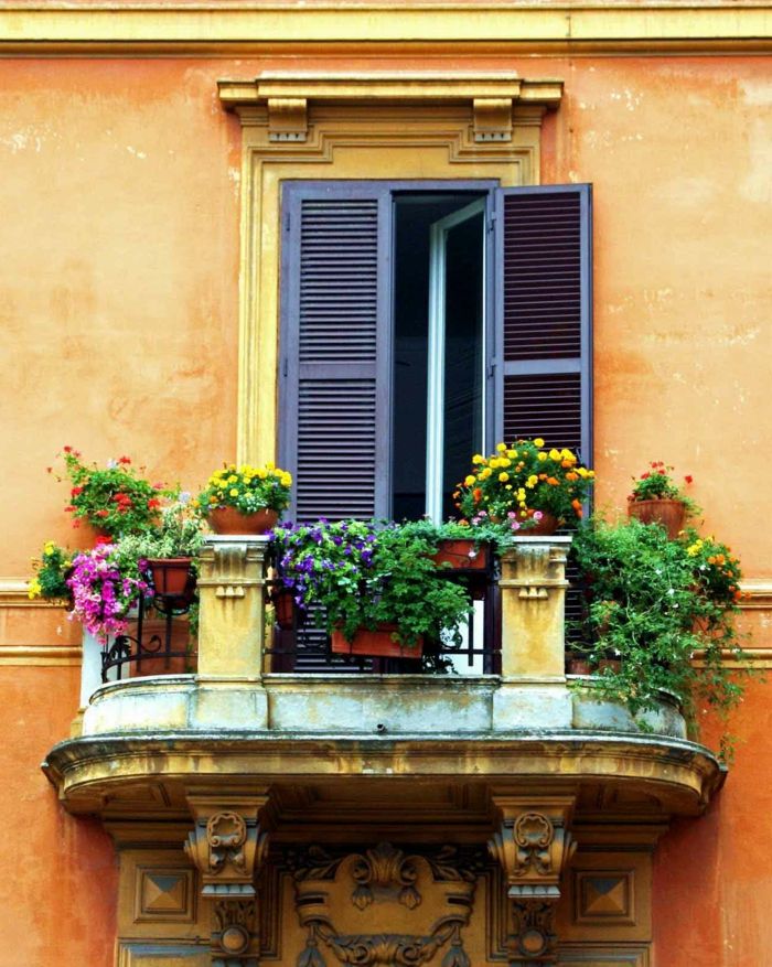 balkónové kvety-taliansky dizajn