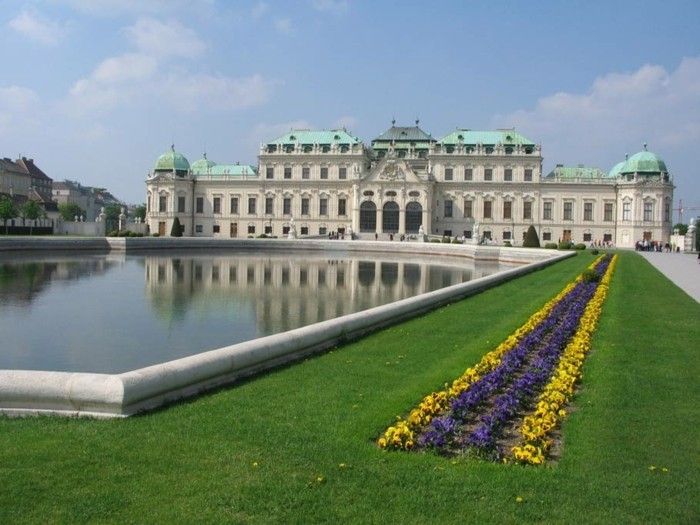 Caracteristici baroc Lock Belvedere Viena-Austria-unic-arhitectura