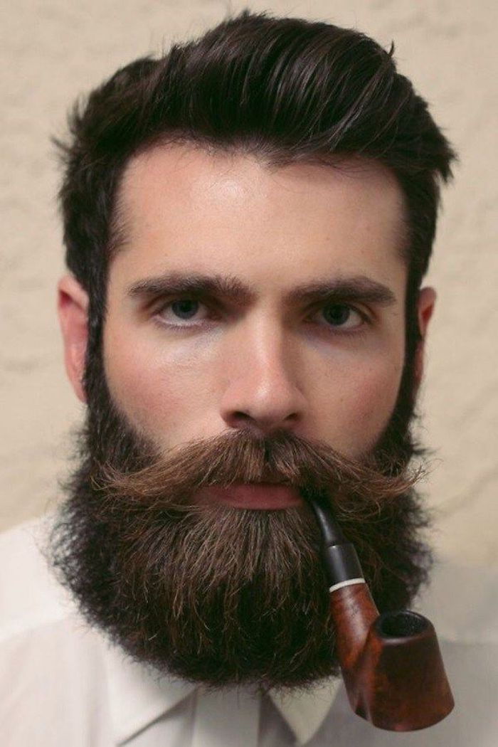 barbă de vopsire țesătură de menaj fumat om clasă maro barbă naturală sau colorată