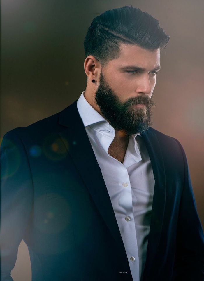 barbă de vopsea fotograf cu costum de costum elegant și barbă bărbat atât de atrăgător cu stil bărbați stil