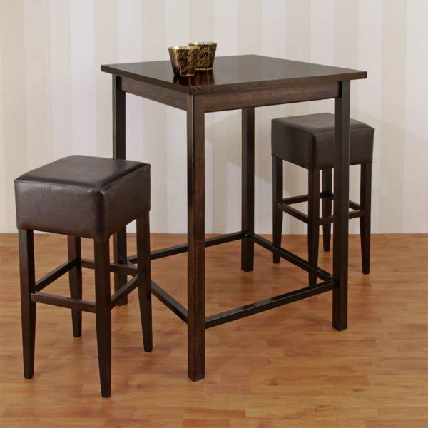 Bar table-set-in-brun-design-idé