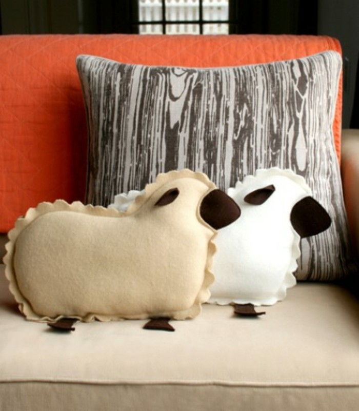 ideias-por-Natal-ovelha-almofada-costurar artesanato