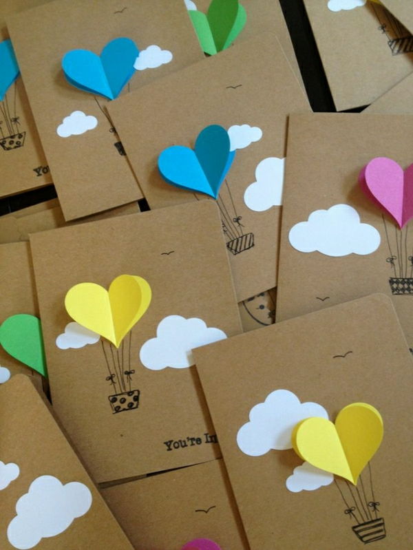 mixtra-med-pappers själva kortet-do-DIY-kort-tinker-vackra-Original-idéer