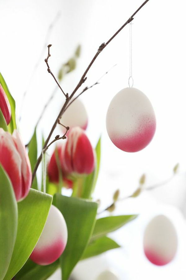-basteln-Easter-Tinker-Craft idėjos-Easter-tischdeko-