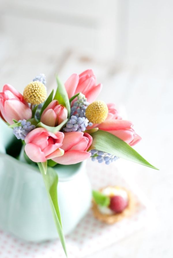 Tinker-påsk-tinker-hantverk idéer-påsk-tischdeko-Blumendeko
