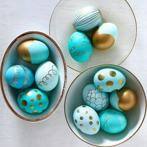 -basteln-påsk-tinker-hantverk idéer-påsk-ägg-tischdeko-färg