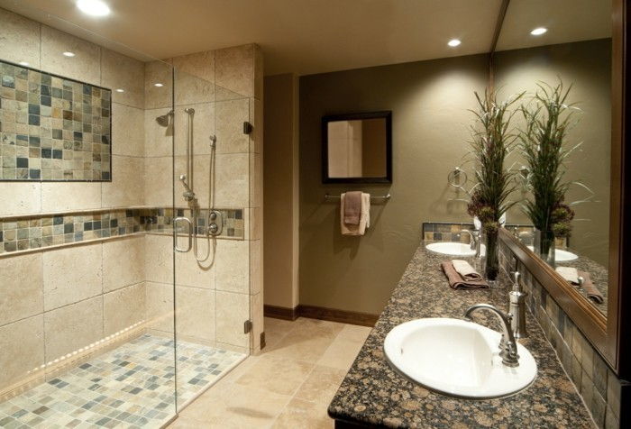 béžovej farby-in-nádherné-Kúpelňa sprchový kút-of-sklo