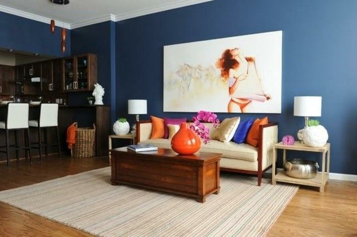 béžovo-koberec-and-kreatívne steny konštrukcia wall-color-benzín-moderný sofa