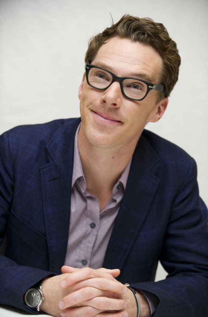 Benedict-Cumberbatch Hipster Gözlük-basit bir model erkek giyimi