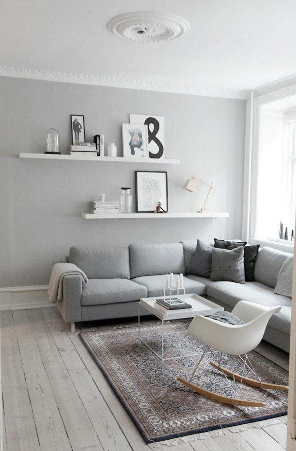 confortabile idei-pentru-living canapea-gri-color-frumos-establishment cameră