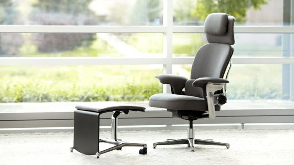 komfortabel kontorstol Elegant modell kontormøbler i sort