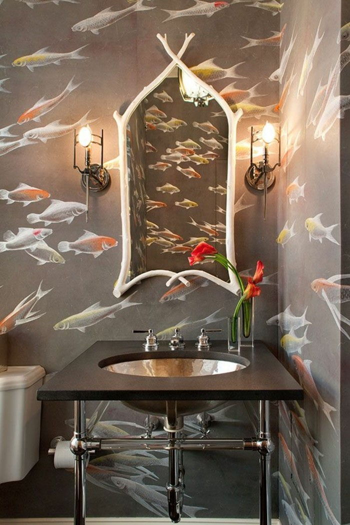 špeciálne tapety Ocean fish-krásny stena konštrukcia