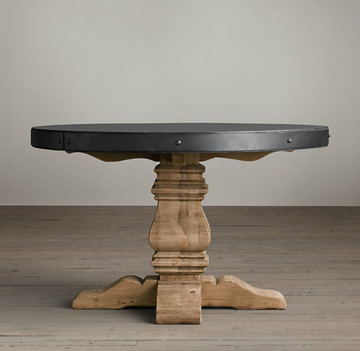 betong-table Round-form aristokratisk design