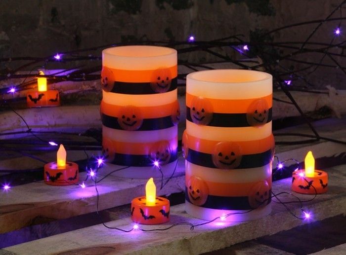 vaizdo žvakė-On-Helovinas apdailos