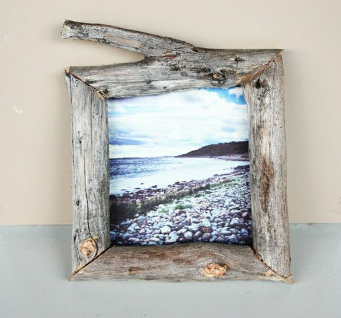 bilderamme-selv-craft Driftwood havet bilde